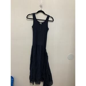 Kristensen Du Nord Blue Dress Wrap Cotton Sleeveless Tunic Size 3